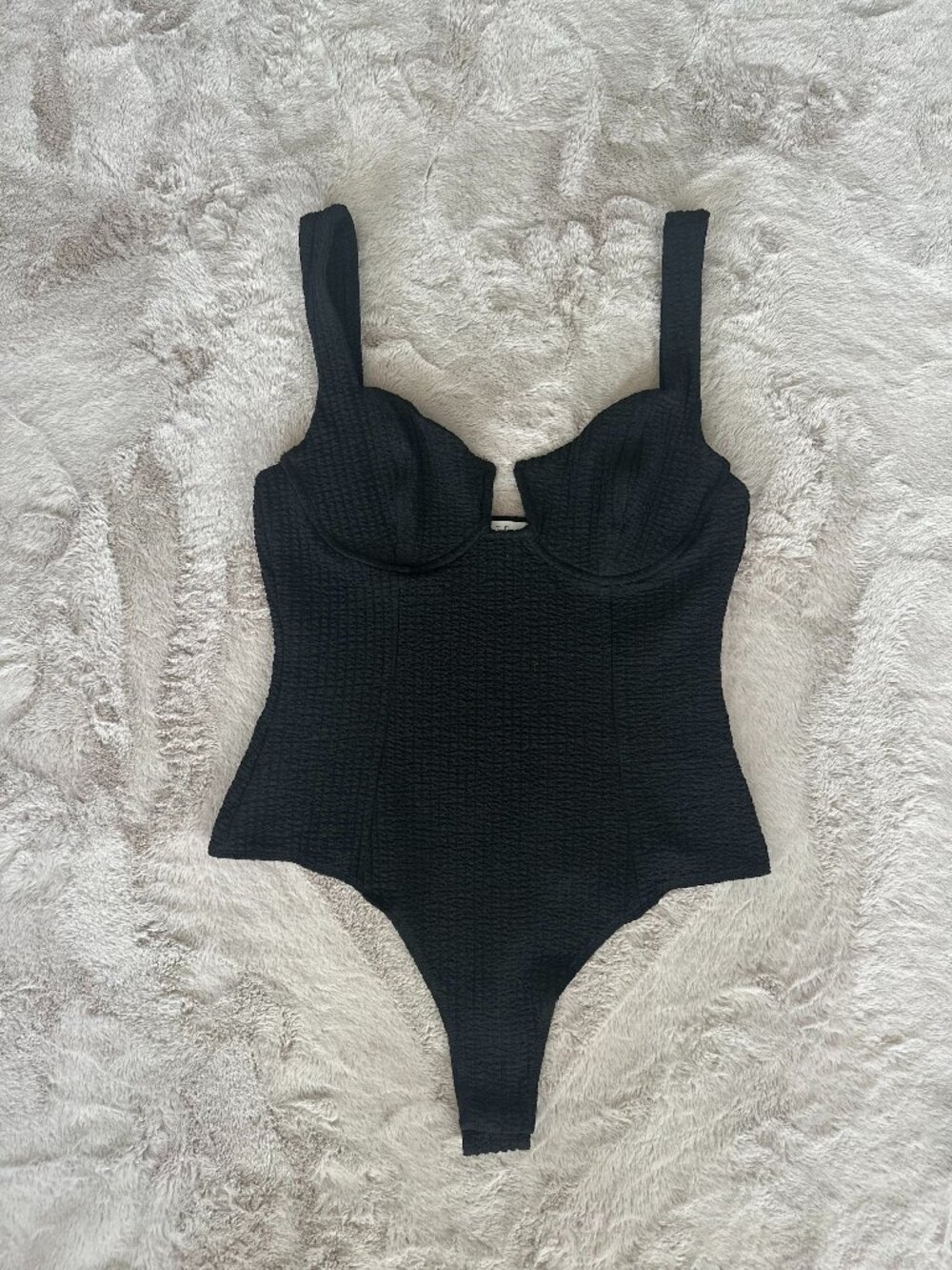ASTR the Label Aria Bustier Bodysuit in Black
